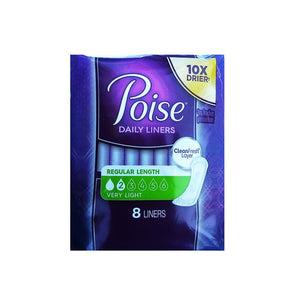 Poise Daily Liners, 8 liners