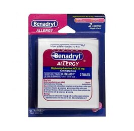 Benadryl, 2 tablets