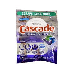 Cascade Platinum Plus Detergent Pods, 3 ct.