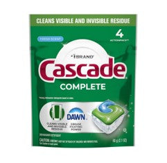 Cascade Complete Dishwasher Detergent, 4 Count