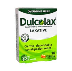 Dulcolax Laxative Tablets, 10 tablets