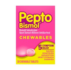 Pepto Bismol, 30 chewable tablets