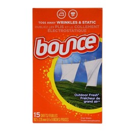 Bounce Fabric Softener Sheets, 15 ct.