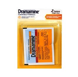 Dramamine, 2 tablets, carded