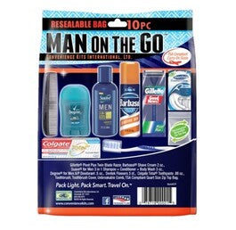 Man On The Go 10 pc. Travel Kit