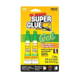 Super Glue Gel, 2-0.12 oz. Tubes